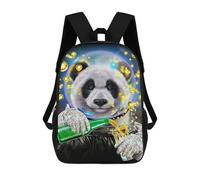 sinyumoney Astronaut Giant Panda Mochila Escolar Impresa En 3D Mochila Escolar De Moda Para Niños Mochilas Para Niños Estudiantes De Secundaria 17inch
