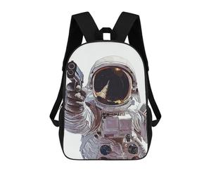 sinyumoney Astronaut Holding A Gun Mochila Ligera Para Aeropuerto, Estudiantes Universitarios, Niñas, Niños Y Adolescentes 17inch