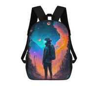 sinyumoney Astronaut in Alien Landscape -6 Mochilas Infantiles Impresas En 3D Para Niños, Mochilas Escolares De Moda, Mochilas De Viaje, Mochilas Escolares Para Niños De Primaria 17inch