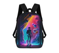 sinyumoney Astronaut in Cosmic Doorway Mochila Escolar Mochila Para Niños Impresa En 3D Mochilas Infantiles Para Niños Y Niñas Mochilas Escolares Mochilas De Viaje Para Niños 17inch
