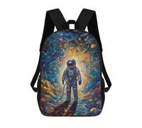 sinyumoney Astronaut in Cosmic Dreamscape -1 Mochila Escolar Para Niños Y Niñas, Mochila Informal De Viaje, Mochila De Gran Capacidad Para El Día A Día 17inch