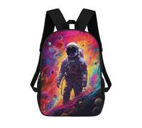 sinyumoney Astronaut in Cosmic Swirl Mochila Escolar Impresa En 3D Para Niños, Mochila Escolar Informal De Moda Para Viajes Para Niños Y Estudiantes 17inch