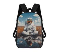 sinyumoney Astronaut in Field Reflection Mochila Escolar Para Secundaria Y Preparatoria. Mochila Informal Para Adolescentes, Chicas, Chicos, Mujeres Y Hombres. 17inch