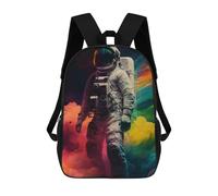 sinyumoney Astronaut in Rainbow Clouds Mochila Escolar Infantil Impresa En 3D Para Niños, Mochilas De Viaje, Bolsas Para Libros, Mochila Escolar Infantil 17inch