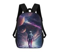 sinyumoney Astronaut in Space -158 Mochila Escolar Mochilas Escolares Para Niñas Y Niños Mochila Con Bolsillo Mochila Escolar De Moda Para Niños 17inch