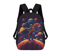 sinyumoney Astronaut in Space -4 Mochilas Para Niños Mochila Escolar Mochila Escolar Impresa En 3D Para Niños Estudiantes De Primaria Y Secundaria 17inch