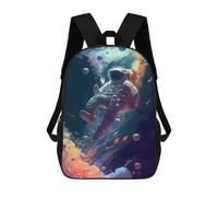 sinyumoney Astronaut in Space -73 Mochila Infantil, Mochila Escolar Impresa En 3D, Mochila Para Niños Y Niñas, Mochila Escolar Ajustable Para La Escuela Primaria 17inch