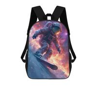 sinyumoney Astronaut in Space Surfer Mochila Con Bolsillo Mochilas Impresas En 3D, Mochilas De Viaje, Mochilas Para Libros, Mochila Escolar Para Niños 17inch