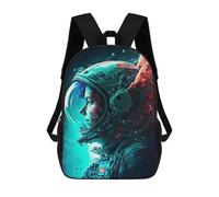 sinyumoney Astronaut Life In Space Mochila Escolar, Mochila Para Portátil, Mochila Para Adolescentes, Niñas, Niños, Mujeres Y Hombres 17inch