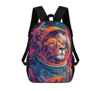 sinyumoney Astronaut Lion Space Mochila Para Niños, Adolescentes Y Estudiantes, Mochilas Para Niñas, Mochilas Para Niños Pequeños, Primaria Y Secundaria 17inch