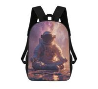 sinyumoney Astronaut Meditating in Space Mochila Escolar/para Ordenador Portátil Para Colegio/trabajo/viajes Para Camping, Aventuras Al Aire Libre Y Viajes Diarios 17inch