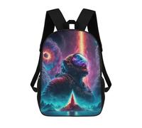 sinyumoney Astronaut Mystical Worlds Mochilas Escolares Para Niños Y Niñas, Mochilas Deportivas Informales Para Primaria, Mochilas De Gran Capacidad Para Libros 17inch
