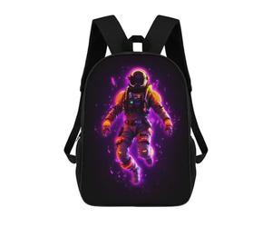 sinyumoney Astronaut Neon Line Art Mochila Escolar Para Computadora Para La Escuela/trabajo/viajes Para Niñas, Adolescentes 17inch