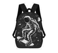 sinyumoney Astronaut on A Skateboard Mochilas Para Niños Mochila Escolar Mochila Escolar Impresa En 3D Mochilas Escolares De Moda Para Niños De Primaria Y Secundaria 17inch