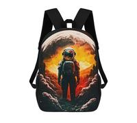 sinyumoney Astronaut on Alien Planet -13 Mochila Escolar Mochila Para Niños Impresa En 3D Mochilas Infantiles Para Niños Y Niñas Mochilas Escolares Mochilas De Viaje Para Niños 17inch