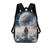 sinyumoney Astronaut on Clouds Mochila Escolar Infantil Impresa En 3D Para Niños, Mochila De Viaje De Alta Capacidad, Bolsas Para Libros, Mochila Escolar Infantil 17inch