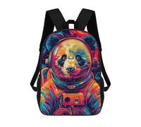 sinyumoney Astronaut Panda Space Mochila Infantil, Mochila Escolar Infantil, Mochilas Escolares Impresas En 3D Para Niños Y Estudiantes Adolescentes 17inch