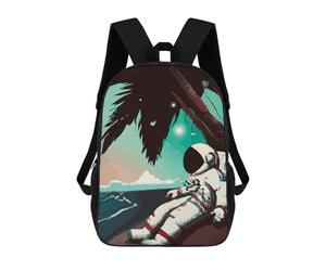 sinyumoney Astronaut Pensive Mochilas Para Niños, Mochilas Escolares Personalizadas En 3D Para Niños Y Niñas, Mochilas Escolares Grandes, Mochilas Informales Para El Día A Día 17inch