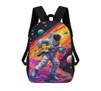 sinyumoney Astronaut Playing Guit Mochilas Infantiles Impresas En 3D Para Niños, Mochilas Escolares De Moda, Mochilas De Viaje, Mochilas Escolares Para Niños De Primaria 17inch