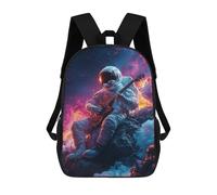 sinyumoney Astronaut Playing Guitar in Space-1 Mochila Escolar Ligera Para Aeropuerto Y Universidad Para Niñas Y Adolescentes 17inch