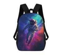 sinyumoney Astronaut Rainbow Galaxy Mochilas Informales Para Niños, Mochila Escolar Para Adolescentes, Niñas Y Niños, Mochilas Para Libros 17inch