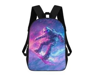 sinyumoney Astronaut Snowboarding in Space-3 Mochilas Escolares, De Viaje Y Universitarias Para La Escuela/trabajo/viajes 17inch
