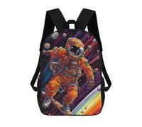 sinyumoney Astronaut Snowboarding in Space Mochilas Infantiles Impresas En 3D Para Niños, Mochilas Escolares De Moda, Mochilas De Viaje, Mochilas Escolares Para Niños De Primaria 17inch