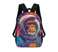 sinyumoney Astronaut Space Chimp Mochila Escolar Ligera Para Aeropuerto, Estudiantes Universitarios, Mochila Para Adolescentes, Chicas, Chicos, Mujeres Y Hombres 17inch