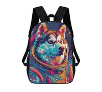 sinyumoney Astronaut Space Husky Mochila Escolar Resistente Al Agua, Mochila De Viaje, Bolsa Para Computadora Para La Escuela/trabajo/viajes 17inch