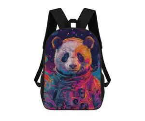 sinyumoney Astronaut Space Panda Mochila Escolar, Mochila De Viaje Para La Universidad, Mochilas Para Hombres, Mujeres Y Adolescentes 17inch
