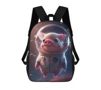 sinyumoney Astronaut Space Pig Mochila Escolar, Mochila De Viaje Para La Universidad, Mochilas Para Niñas Y Adolescentes 17inch