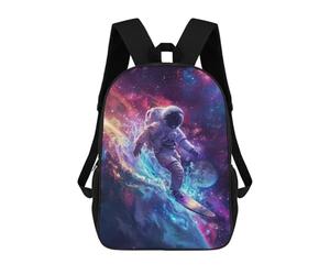 sinyumoney Astronaut Surfing in Space Mochilas Escolares Mochilas Escolares De Secundaria Mochila Informal Para El Campus Viajes Al Aire Libre Deportes 17inch