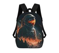 sinyumoney Astronauts And Space Life Mochila Escolar Infantil Estampada Para Adultos Y Niños, Mochila De Viaje Para El Día A Día 17inch
