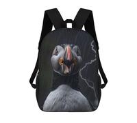 sinyumoney Atlantic Puffin Lightning Mochila Escolar Infantil Impresa En 3D Mochila De Viaje De Alta Capacidad Bolsas Para Libros Mochila Infantil 17inch