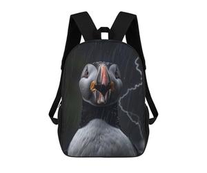 sinyumoney Atlantic Puffin Lightning Mochila Escolar Infantil Impresa En 3D Mochila De Viaje De Alta Capacidad Bolsas Para Libros Mochila Infantil 17inch