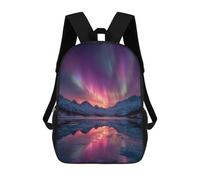 sinyumoney Aurora Borealis Reflections-7 Mochilas Escolares Para Ordenador, Ideales Para El Colegio/trabajo/viajes, Acampadas, Aventuras Al Aire Libre Y Viajes Diarios 17inch
