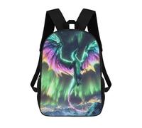 sinyumoney Aurora Genesis Dragon Mochila Escolar Grande Resistente Al Agua Para Portátil Para Niñas, Niños Y Adolescentes 17inch