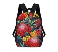 sinyumoney Australian Native Flowers Mochila Escolar Impresa En 3D Para Niños 17inch Mochilas Para Niños Y Niñas, Mochilas Escolares Para Niños, Mochilas De Viaje