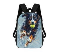 sinyumoney Australian Shepherd Ball Mochilas Mochilas Infantiles Mochila Escolar Mochila Escolar Infantil Impresa En 3D Mochilas De Viaje De Moda Para Niños De Primaria Y Secundaria 17inch