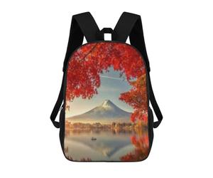 sinyumoney Autumn Colors Fuji Mountain Mochilas Infantiles Mochila Escolar Impresa En 3D Para Niños Mochilas De Viaje Bolsas Para Libros Para Niños 17inch Mochila Escolar