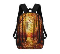 sinyumoney Autumn Forest Mosaic Mochila Escolar Infantil Impresa En 3D Para Niños, Mochilas De Viaje, Bolsas Para Libros, Mochila Escolar Infantil 17inch