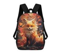 sinyumoney Autumn Fox Fantasy Artwork Mochila Escolar Resistente Al Agua Para Ordenador Portátil Para La Escuela/trabajo/viajes 17inch