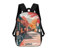 sinyumoney Autumn in Japan Mochila Infantil Para Niñas, Mochila Escolar 3D, Mochila Para Niños Pequeños, Mochila Informal De Día, Mochila Escolar De Moda 17inch