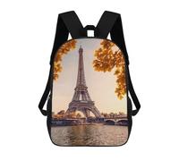 sinyumoney Autumn In Paris Mochila Escolar, De Negocios, Resistente, Para Portátil, Para Camping, Aventuras Al Aire Libre Y Viajes Diarios 17inch