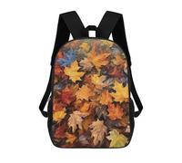 sinyumoney Autumn Leaves Painting Mochila Escolar Infantil De 17 Pulgadas, Impresa En 3D, Estilo Casual, Para Niños, Ideal Para Viajes, Como Mochila Escolar O Para Llevar Libros.