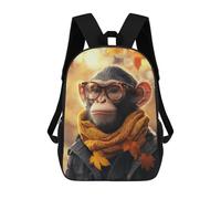 sinyumoney Autumn Monkey Fashion Mochila Escolar Infantil Impresa En 3D 17inch Mochilas De Moda Para Niños De Primaria Y Secundaria