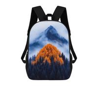 sinyumoney Autumn Mountain Mist Mochila Escolar, Mochila De Viaje Resistente Al Agua, Mochila Para Computadora Para Niñas, Niños Y Adolescentes 17inch
