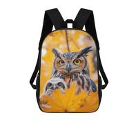 sinyumoney Autumn Owl Family-1 Mochilas Escolares Para La Escuela Secundaria, Preparatoria, Universidad Y Viajes Para Niños/niñas/adolescentes 17inch