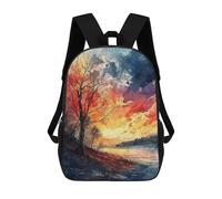 sinyumoney Autumn Vista Mochilas Para Niños Mochila Escolar Mochila Escolar Impresa En 3D Mochilas Escolares De Moda Para Niños De Primaria Y Secundaria 17inch