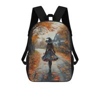 sinyumoney Autumn Witch Walk-1 Mochila De Viaje Para La Universidad Mochilas Para La Escuela/trabajo/viajes 17inch